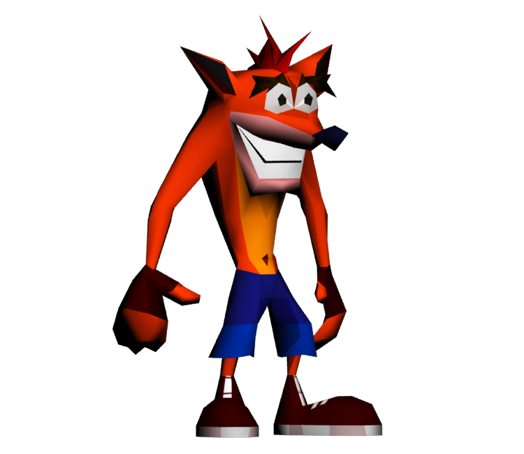 Modelo 3D Crash Bandicoot